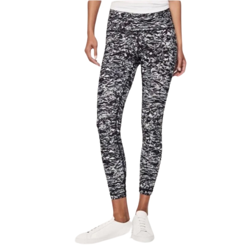 Lululemon Wunder Under Hi-rise Liquid Platinum 7/8 Tight 25" Leggings Size 4